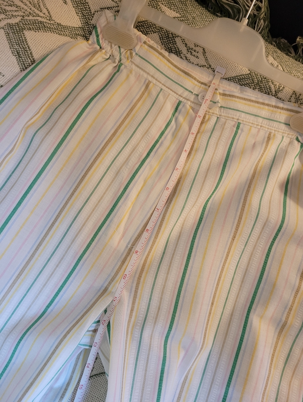 DeadStock Jantzen Striped Wide-Leg Pants in Pastel Multicolor - Picture 7 of 11